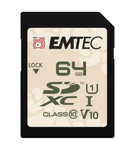 Flash Memory Emtec 64GB UHS-I SDHC V30/V10 Outdoor