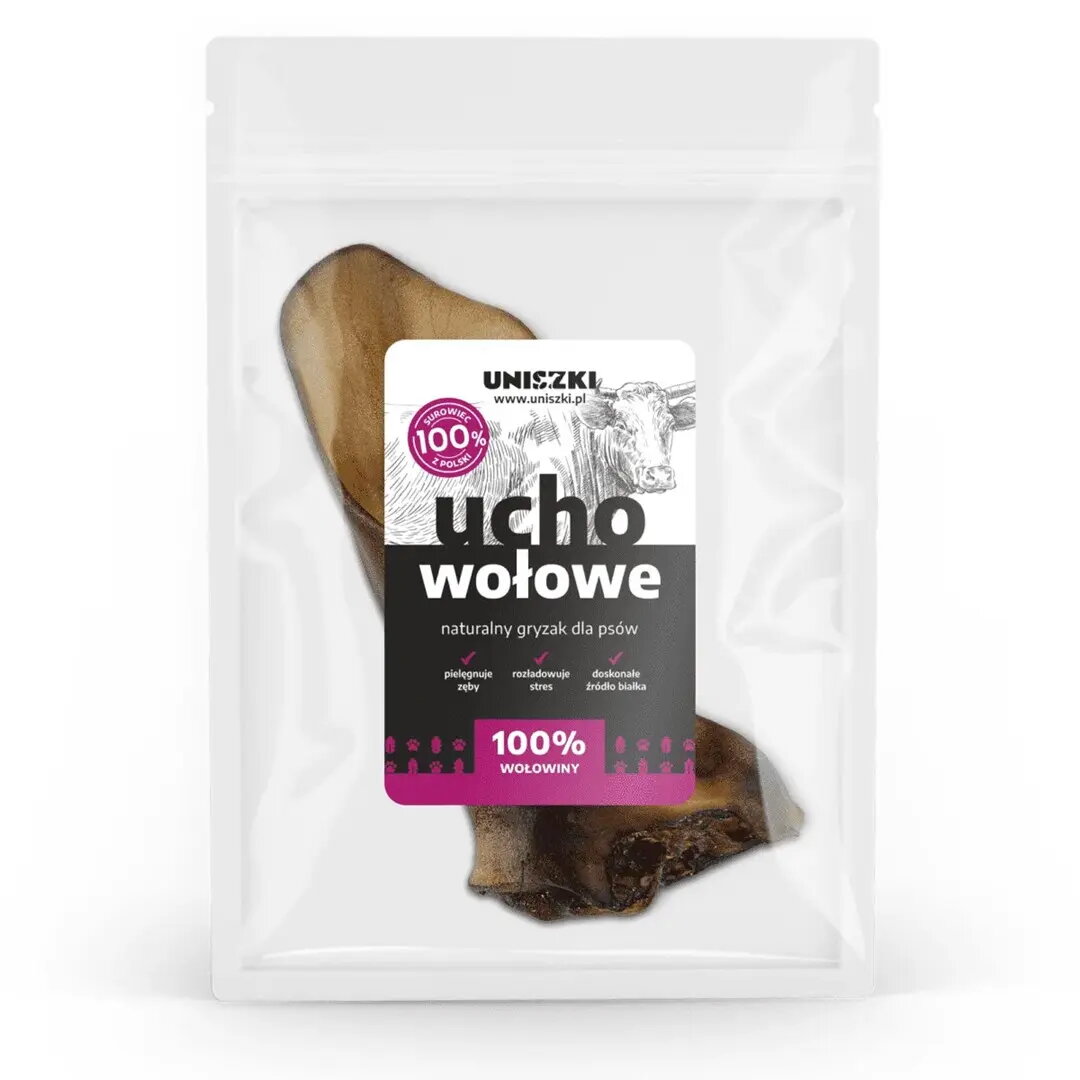 Suņu našķis UNISZKI Medium Beef Ear