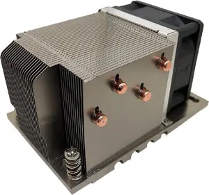 Processor Cooler Dynatron A38 — 6 cm fan, 12 V, dual ball bearing, 119×79×65 mm, black/silver