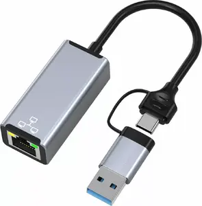 Bounn USB to USB‑C Gigabit Ethernet Adapter JL-CH01A_ETH1000 1000Mbps