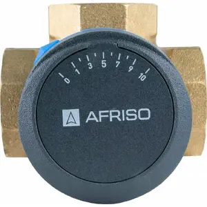 3-way rotary mixing valve Afriso ARV 384 Vario ProClick DN25 Rp1" Kvs 4.5–12