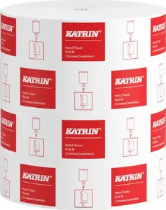 Papīra dvieļi Katrin C‑M 1 slānis 20,5 cm x 320 m, 6 ruļļi (Katrin 448311)