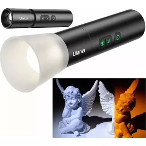 LED fotoprožektors Ulanzi LM07 ar krāsu temperatūras regulāciju 2000K–5500K–8000K