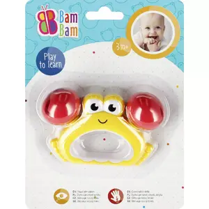 Rattle toy Bambam BAM BAM GRZECHOTKA KRABIK 15x20 cm by Bambam