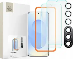 Закалённое защитное стекло Tech-Protect Supreme 3 шт. для Samsung Galaxy S25+ Plus, прозрачное