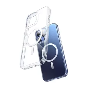 Protective magnetic case Mcdodo PC-4923 for iPhone 16 Pro Max, transparent, magnetic alignment, scratch and drop protection