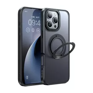 Protective case Mcdodo PC-4932 for iPhone 16 Pro with integrated stand, black