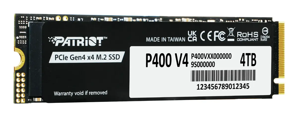 PATRIOT P400 V4 4 ТБ M.2 NVMe SSD Photo 2