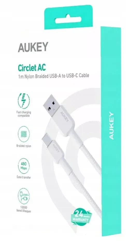 Aukey USB-C to USB-A Cable CB-NAC1 1 m Photo 2