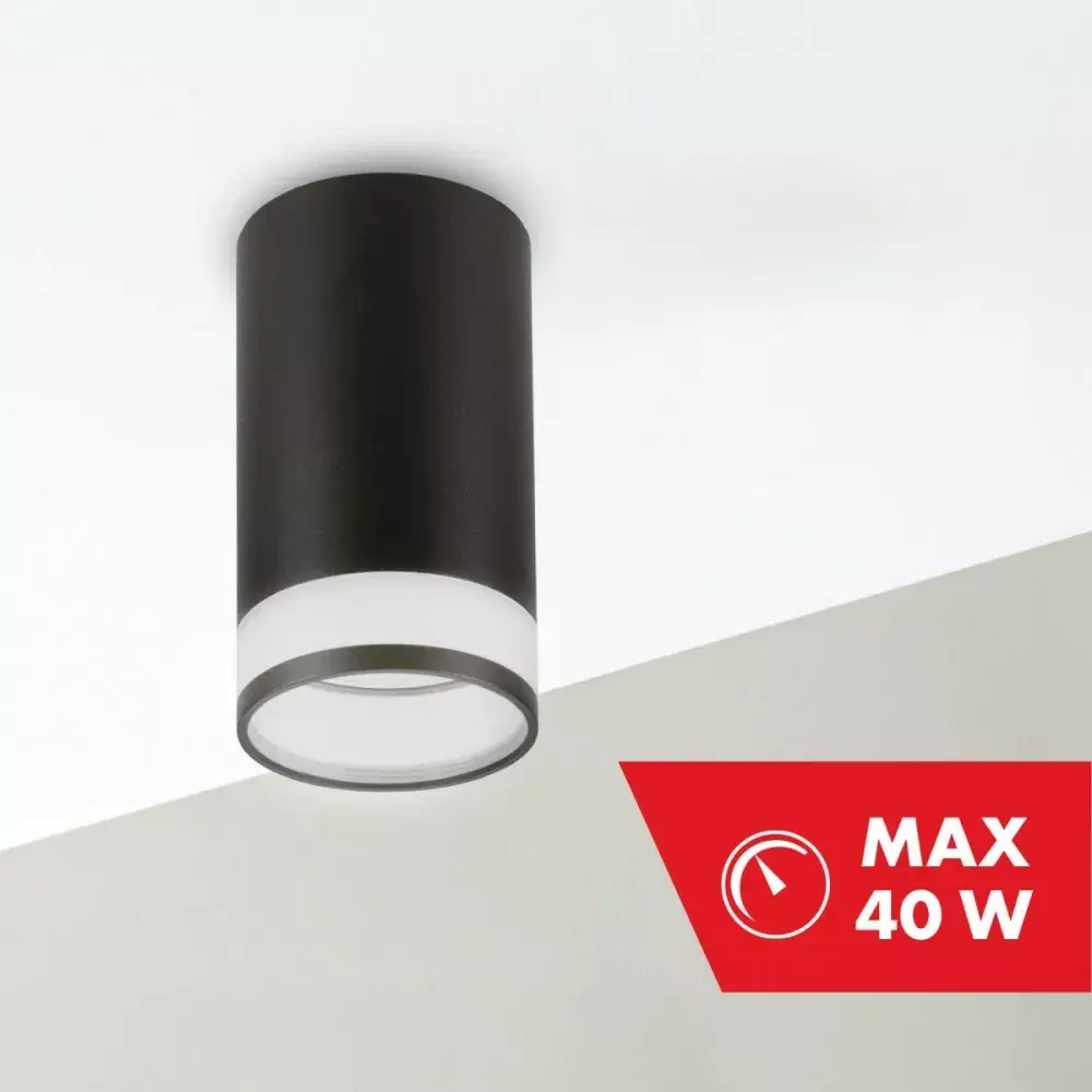 Aluminum GU10 surface-mount holder MACLEAN MCE361 B Photo 2
