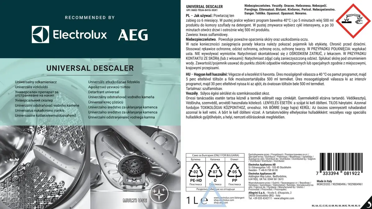 Средство Electrolux M3KCD202 1 л Photo 3