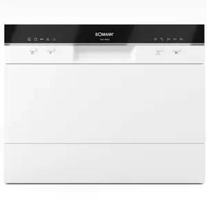 Countertop dishwasher BOMANN TSG 7405 — compact 6 place settings, 5 programs, 47 dB, 550×438×500 mm