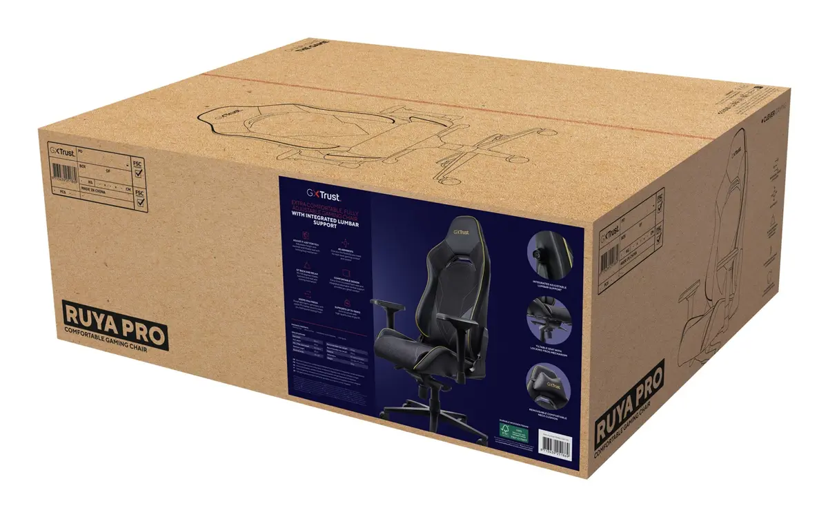 Игровое кресло TRUST GXT 721 Ruya Pro Photo 16