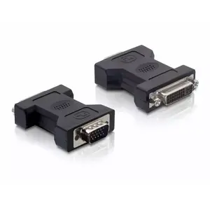 Переходник DeLOCK 65017 DVI-I VGA 15-pin M черный