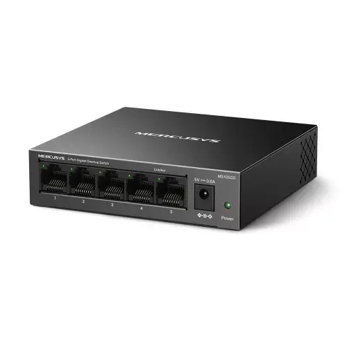 MERCUSYS MS105GS 5 portu Gigabit nekonfigurējamais komutators Photo 2