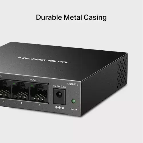 MERCUSYS MS105GS 5 portu Gigabit nekonfigurējamais komutators Photo 5