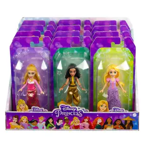MATTEL Disney Princess Maza modes lelle HPL55 ar noņemamu mirdzošu tērpu un svārkiem, sieviešu tēls bērniem no 3 gadu vecuma