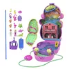 Leļļu spēļu komplekts Mattel Polly Pocket Mammu Mērkaķis un Bērns Photo 3