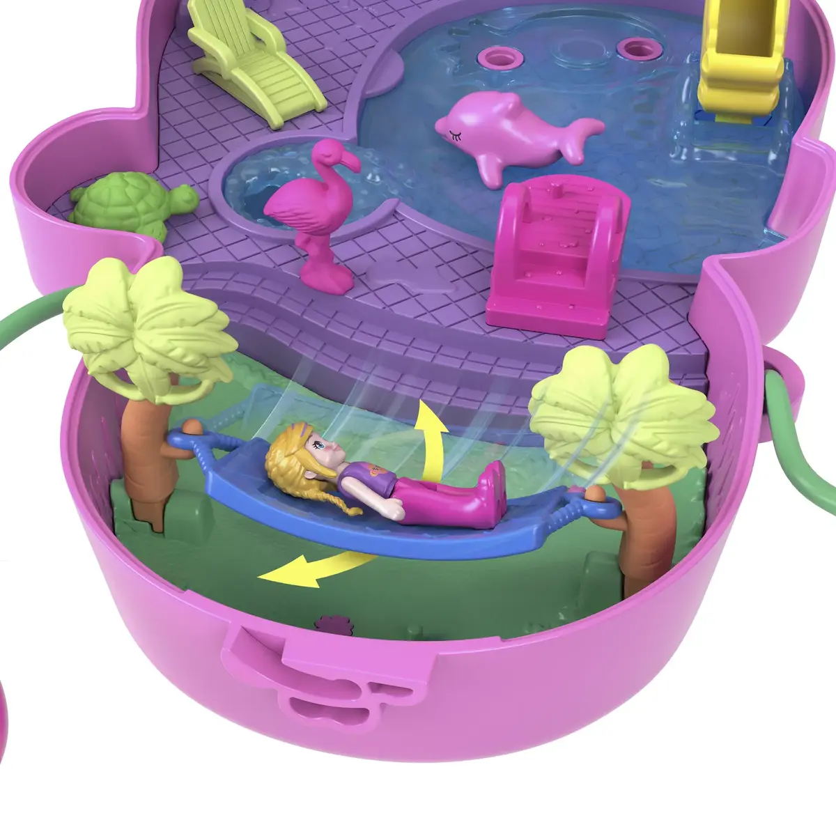 Leļļu spēļu komplekts Mattel Polly Pocket Mammu Mērkaķis un Bērns Photo 6