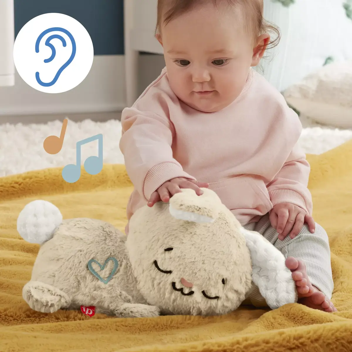 Rotaļlieta trušelis Fisher-Price Soothe & Settle Bunny Photo 14
