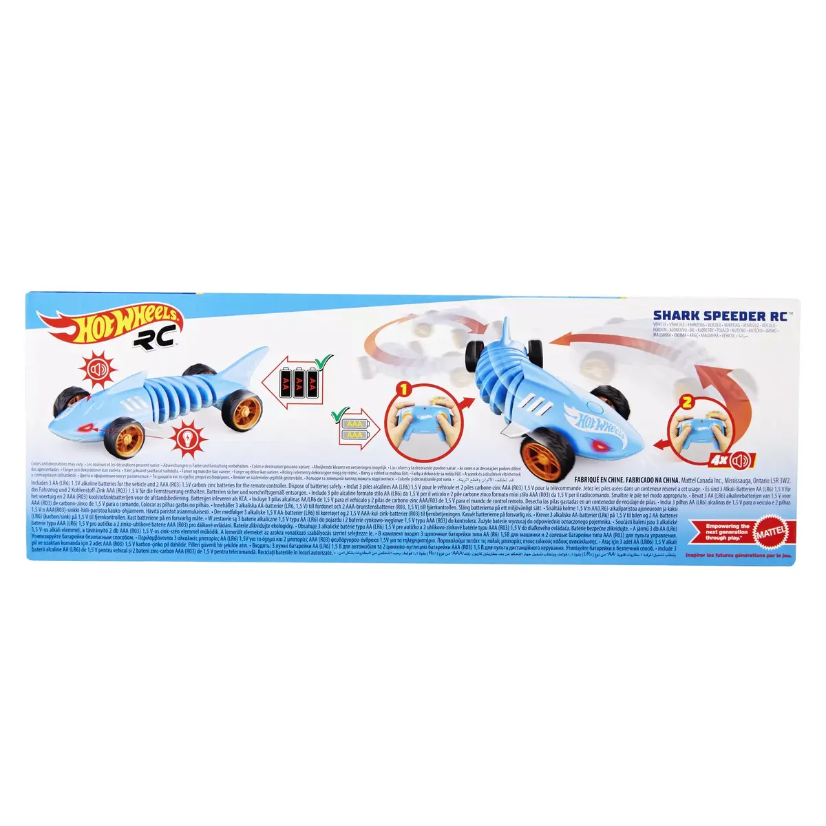 Figūru transports Hot Wheels SHARK SPEEDER RC Photo 7