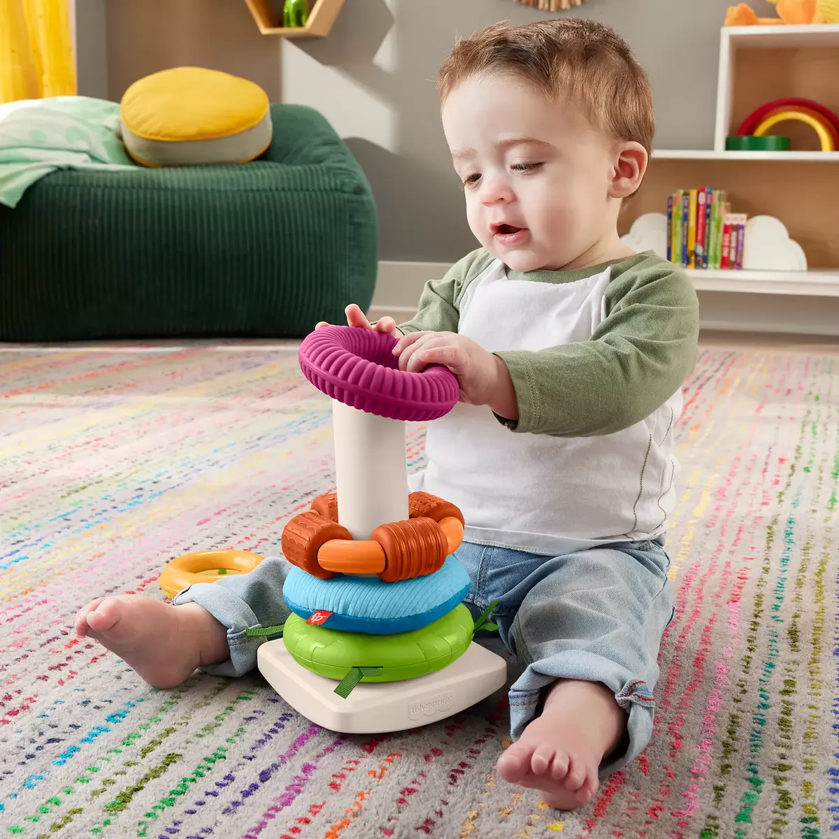 Sensory Rock-A-Stack Fisher-Price HXK47 Photo 2