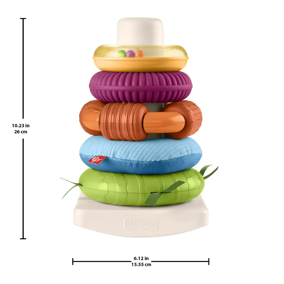 Sensory Rock-A-Stack Fisher-Price HXK47 Photo 11