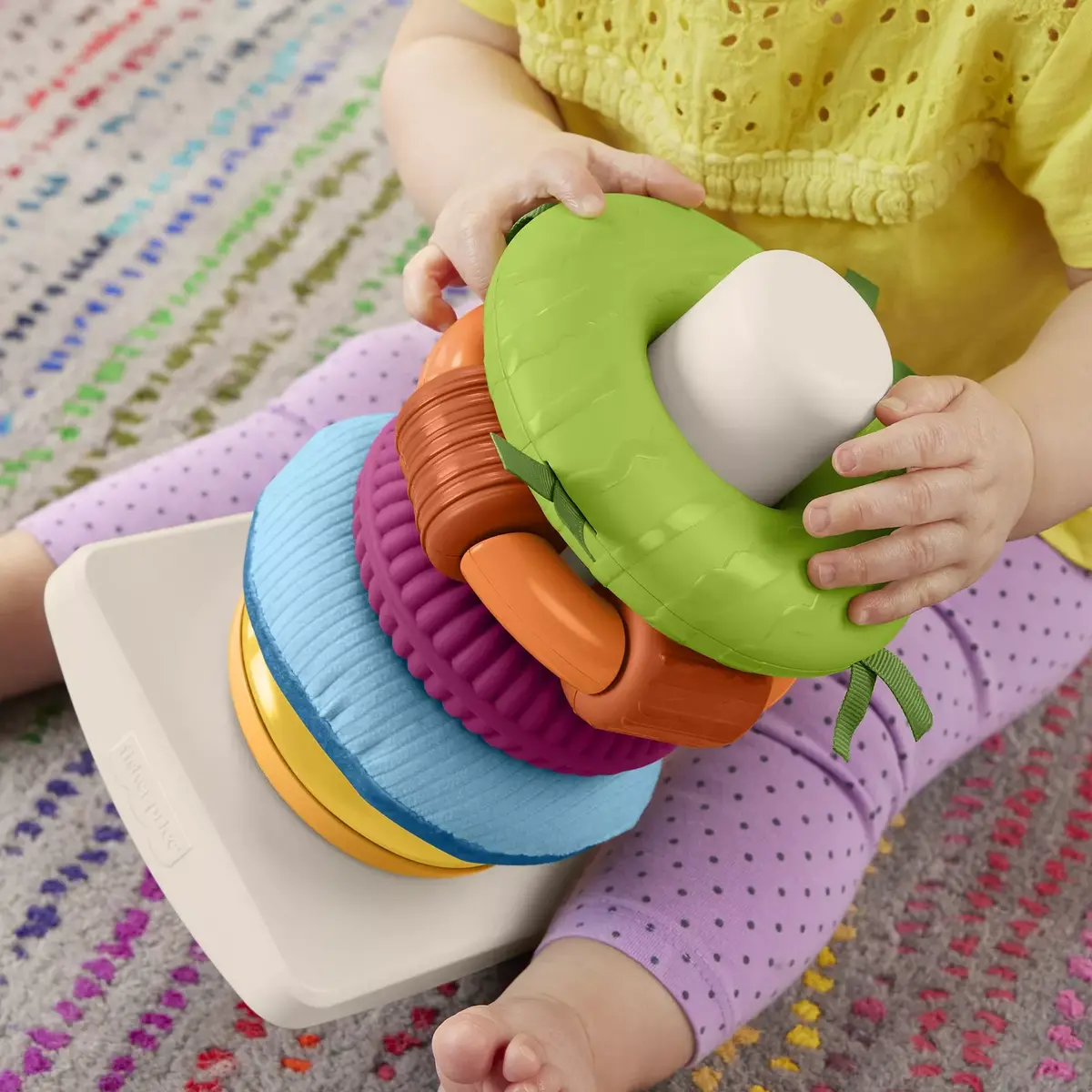 Sensory Rock-A-Stack Fisher-Price HXK47 Photo 12