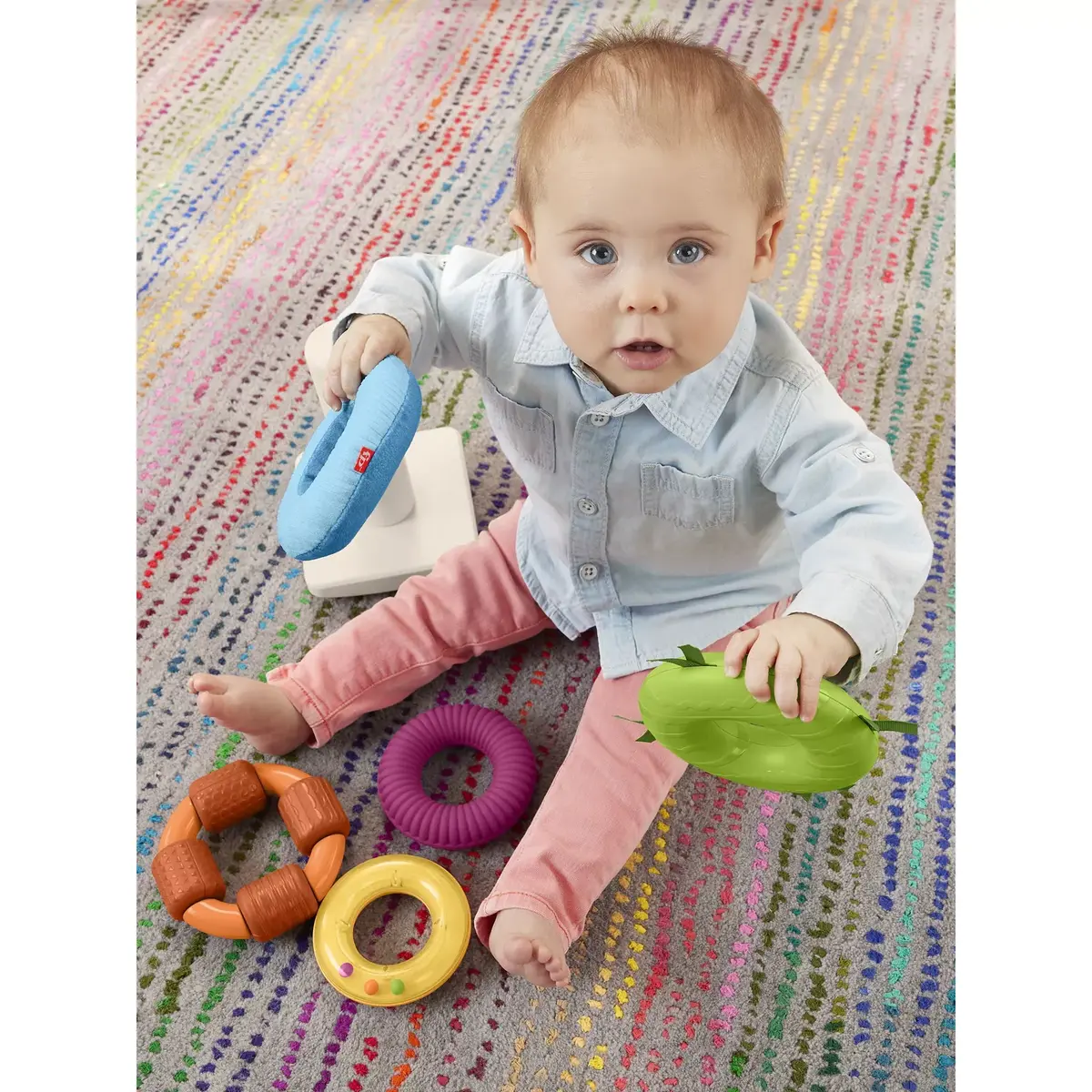 Sensory Rock-A-Stack Fisher-Price HXK47 Photo 13
