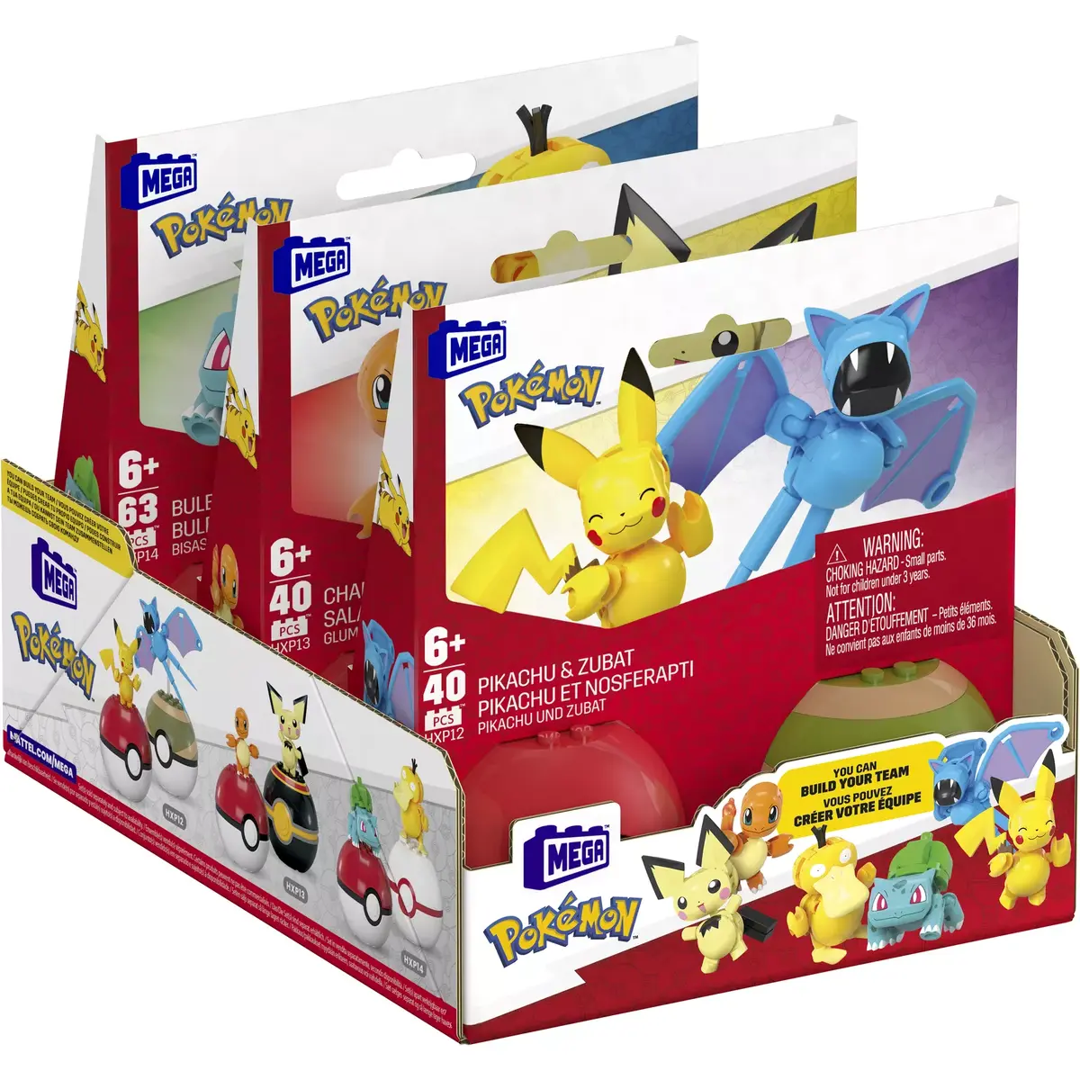 Коллекция Покé Ball 3 MEGA Pokémon Photo 2
