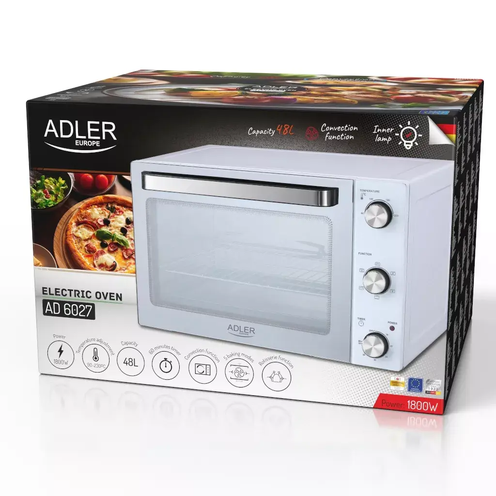 Электрическая духовка Adler AD 6027 Photo 2