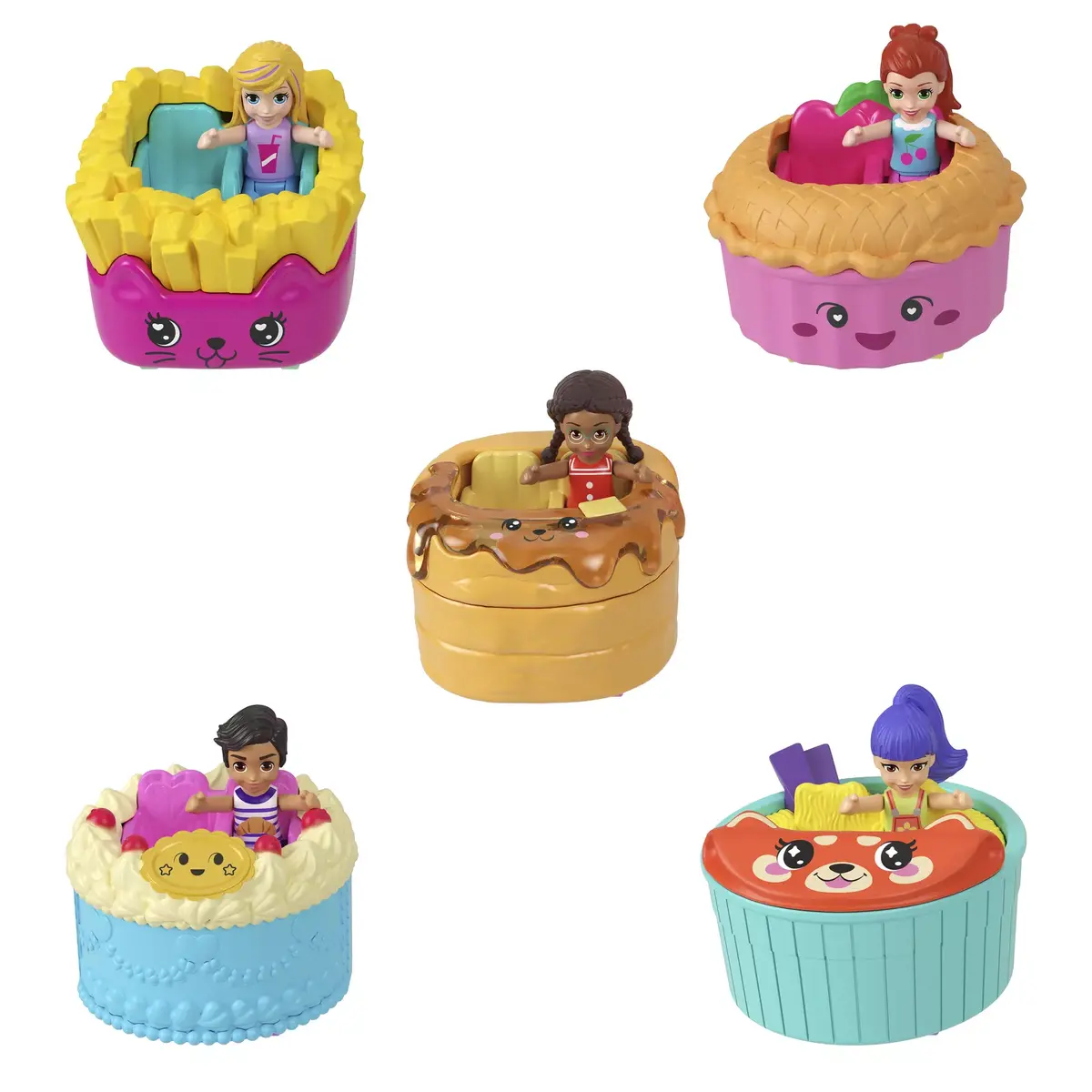 Кафе Polly Pocket TINY TAKE OUT REVEAL Ассортимент Photo 2