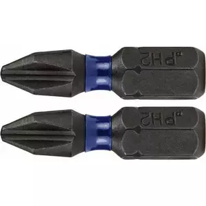 Screwdriver Bit Set Irwin Impact Pro PH2 25 mm, Phillips PH2, 2 pieces