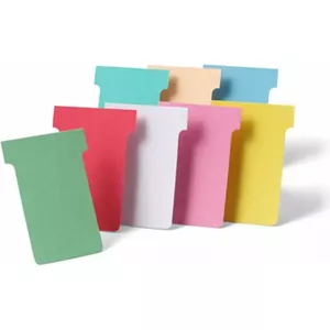 Card system cards NOBO T-Cards Size 2 — green, 61 × 86 mm, pack depth 20 mm