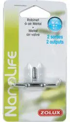 Metāla divu izvadu vārsts ZOLUX 04153
