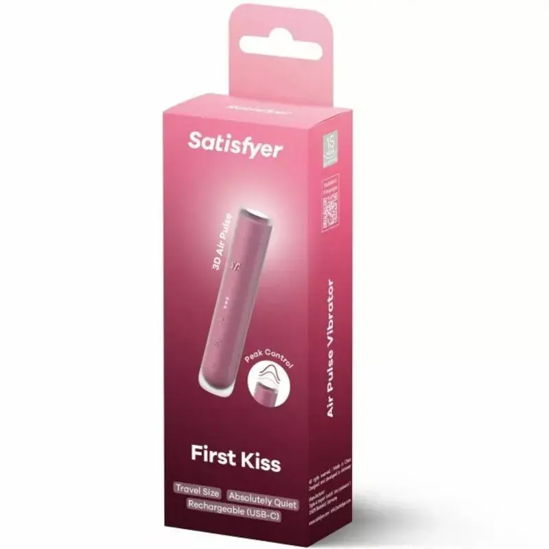 Clitoral stimulator Satisfyer First Kiss Wave Garnet Photo 2