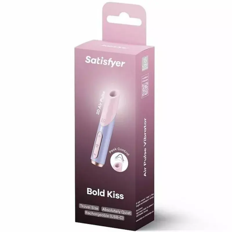 Clitoral stimulator Satisfyer Bold Kiss Wave Photo 2
