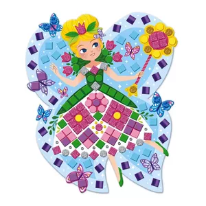 Radošais komplekts Princeses un Fejas Mozaīkas JANOD Kārta Putas Plastmasa 1 gab.