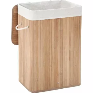 Laundry Basket LEOBERT LCB10Y — lightweight laundry hamper, foldable textile bag, carry handles