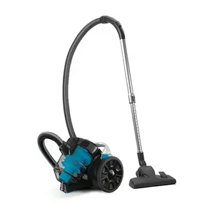 Пылесос Black & Decker BXVML701E — сеть 700 Вт, 2 л безмешковый циклонный, HEPA 13, телескопическая металлическая трубка