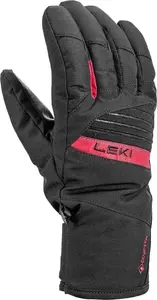 Cimdi Leki Space GTX melni-sarkani izm. 9.5 — ūdensnecaurlaidīgi elpojoši