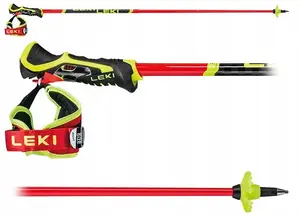 Ziemeļu iešanas nūjas Leki Venom SL 3D, sarkanas, garums 125 cm