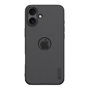 Защитный чехол Nillkin для iPhone 16 Plus Super Frosted Pro — чёрный, тонкий жёсткий корпус