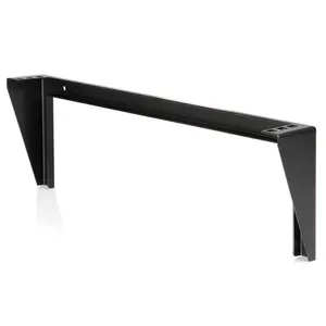StarTech.com 1U 19in Steel Vertical Wall Mount Equipment Rack Bracket Black 56.7 kg