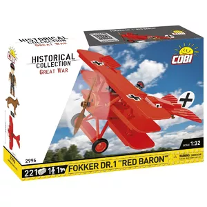 Construction toy Cobi Fokker Dr.1 Red Baron 2996, 1:32 scale model