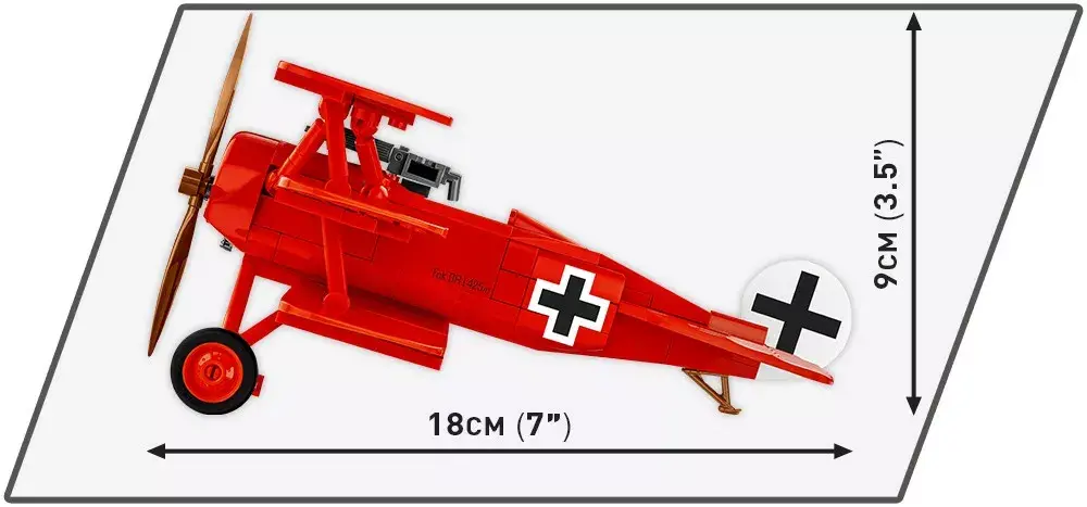 Cobi Fokker Dr.1 Red Baron 2996 construction toy Photo 6