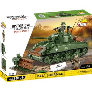 Cobi Blocks M4A1 Sherman model kit 663 pieces COBI-3126