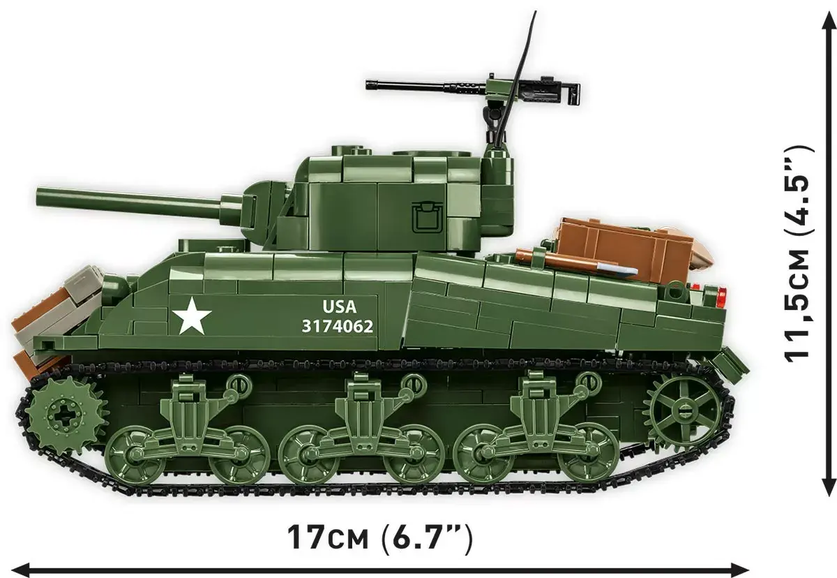 Cobi M4A1 Sherman model kit 663 pcs Photo 4