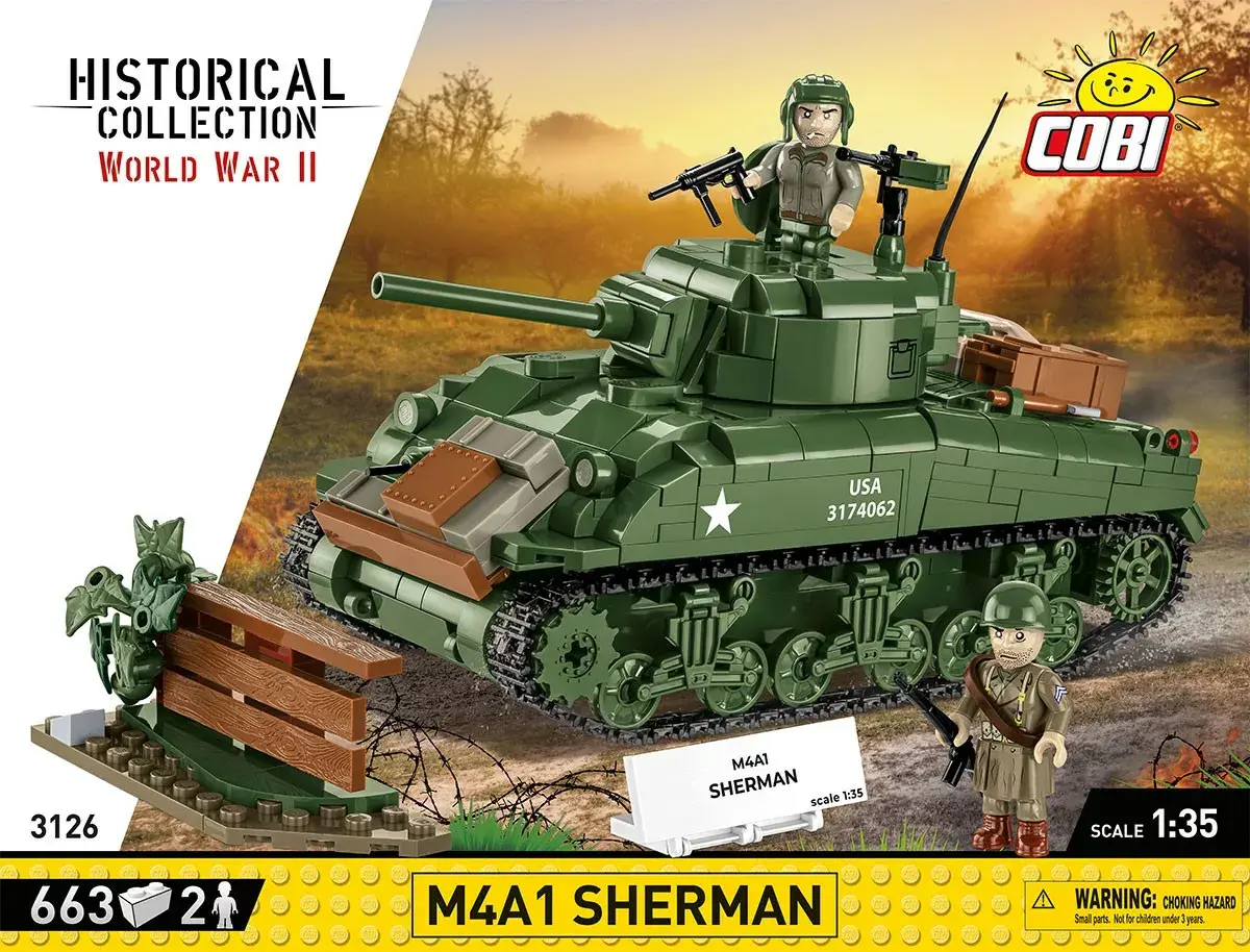 Cobi M4A1 Sherman model kit 663 pcs Photo 11