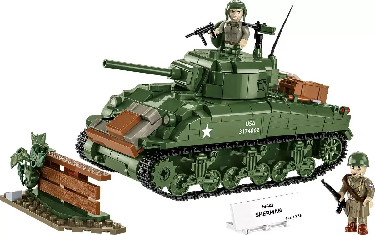 Cobi M4A1 Sherman model kit 663 pcs Photo 13